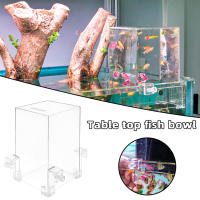 Tanque De Peces De Acrílico Transparente Con Presión Negativa Decoración Ecológica Para Escritorio Ideal Para Oficina Y Hogar - details 4