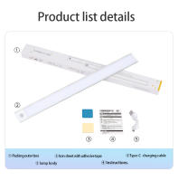 Luz De Sensor De Movimiento LED Luz Nocturna Inalámbrica USB Para Armario De Cocina Dormitorio Sensor Iluminación Interior - details 11