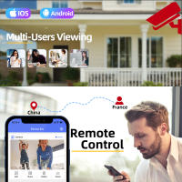 Cámara De Seguridad IP 8MP 4K HD Con Lente Doble WIFI Visión Nocturna En Color Acceso Remoto Monitoreo Inteligente Para Bebé Cámara De Vigilancia Doméstica Con Ángulo De Visión De 180° - details 12