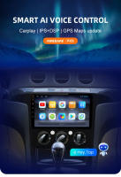 AWESAFE inalámbrico CarPlay Android Auto Radio para ford S max S-Max 2007 2008 2009 2010 2011 2012 2013 2014 2015 coche reproductor multimedia GPS 2 din autoradio volante controles RDS Bluetooth - details 1