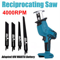 Sábanas Eléctricas Reciprocantes Sin Cable 4000rpm Con Velocidad Ajustable Para Corte De Madera Y Metal Compatible Con Batería 18v Makita Herramientas De Poder - details 0