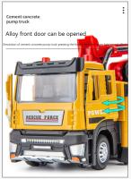Camión De Bombeo De Hormigón De Escala 1/32 Juguete De Coche De Aleación Vehículo De Ingeniería Con Sonido Luz Puertas Abiertas Colección Regalo Para Niños - details 3