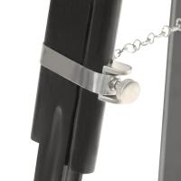vidaXL Lámpara de suelo con trípode madera maciza mango negro 171 cm - details 6