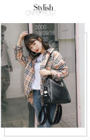 Mochila De Cuero Genuino Para Mujer Lujo Con Hebilla Multifuncional Bolso De Hombro Retro Para Viaje Y Escuela Moda Para Niña Adolescente Negro - details 14