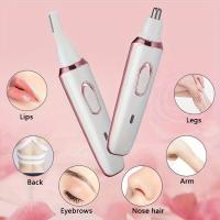 Epilador Eléctrico Para Mujer 4 En 1 Cepillo De Afeitar Inalámbrico Painless Eliminador De Vello Corporal Regalo Para Mujer - details 4
