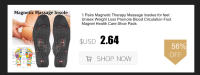 Almohadillas De Masaje Terapéutico Magnético Para Zapatos Insole De Acupresión Para Pies Detoxificación Corporal Soporte Arco Ligero Transpirable Absorbente De Sudor Resistentes Al Desgaste Antideslizantes - details 89
