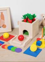 Caja De Monedas De Madera Montessori Para Niños Juguete Sensorial De Doble Cajón De Formas Y Colores Regalo Para Bebés Educativo Y Divertido - details 19