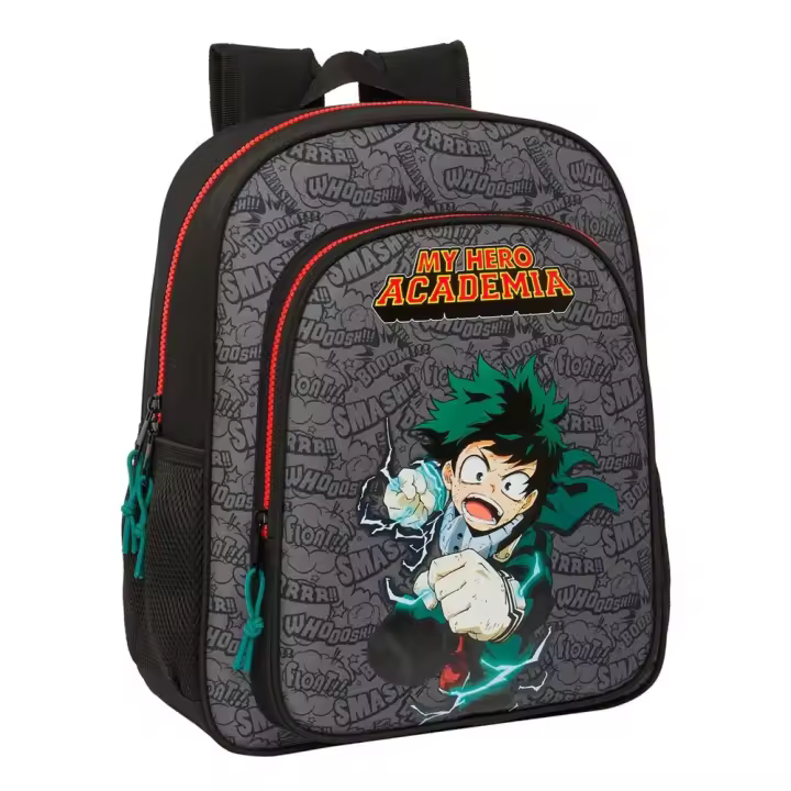 Mochila Junior Adaptable a Carro My Hero Academia 32X38X12Cm (Safta 622407640) - 1