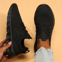 Zapatos Deportivos Casuales Para Mujer Zapatillas Ligeros Blancas Y Negras Transpirables De Malla Adecuados Para Correr Y Tenis Outdoor - details 19