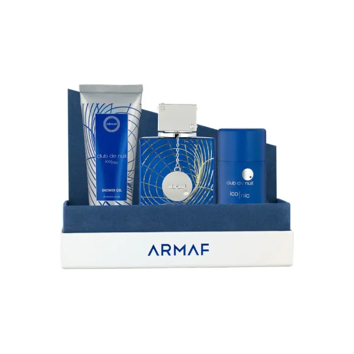 ARMAF CLUB DE NUIT BLUE ICONIC PACK REGALO (PERFUME+GEL+DESODORANTE) ENVIO 24H ORIGINAL - 1