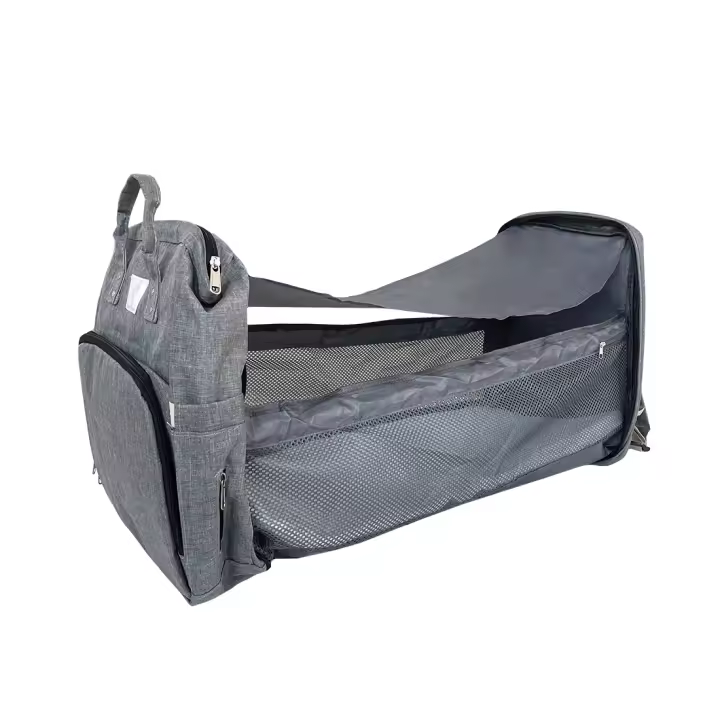 Acomoda Textil – Mochila Cambiador de Pañales para Bebé con Cuna Portátil de Viaje. Bolso Isotérmico Organizador Biberón y Comidas de Maternidad con Cambiador Multifunción Impermeable. - 1