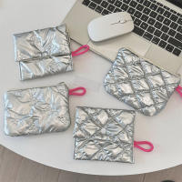 Bolso De Mano En Miniatura De Plástico PU Con Cierre De Cremallera Estilo Fashion Para Mujer Geométrico Para Almacenar Monedas Maquillaje Llaveros Labiales Cable De Auriculares Y Datos - details 4