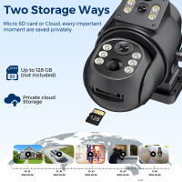 Cámara De Seguridad Exterior Imou 8MP Dual Lens PTZ Con Pantalla Solar PIR Detecta Humanos CCTV Vigilancia WiFi IP Para IOS Y Android - details 11