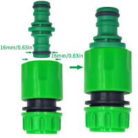 Conector Rápido De Jardín Tubo De Manguera ABS Adaptador Doble Macho 1/2