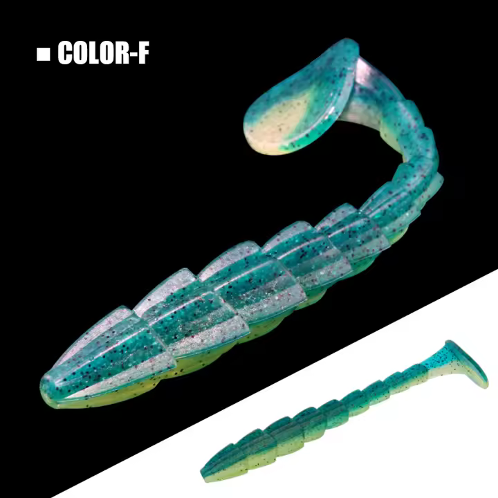Arraigador De Pesca Spinpoler Breaker Soft Bait Lure Paddle Tail Stick Worm 7cm 9cm 11.5cm Insecto Salado Saltwater Swimbait Para Bass Pike Trout - 1