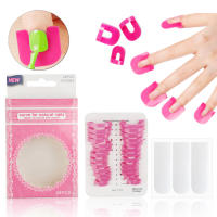 26PCS Bolsa De Herramientas Para Arte De Uñas Con Clip Antidesbordamiento Fácil Y Limpio De Pintura Para Uñas Accesorios De Manicura - details 5