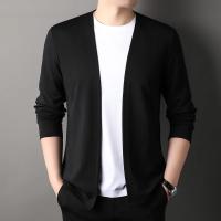 Nueva Cardigan De Larga Manga Para Hombres Color Sólido Casual Cómoda Y Moda Para Primavera Y Otoño Material Poliéster - details 10