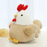Muñeca De Peluche De Pollo Suave Y Cómoda Juguetes Reales Para Niños Regalo De Almohada Muñeca De Hen Pillow Para Dormir - details 1