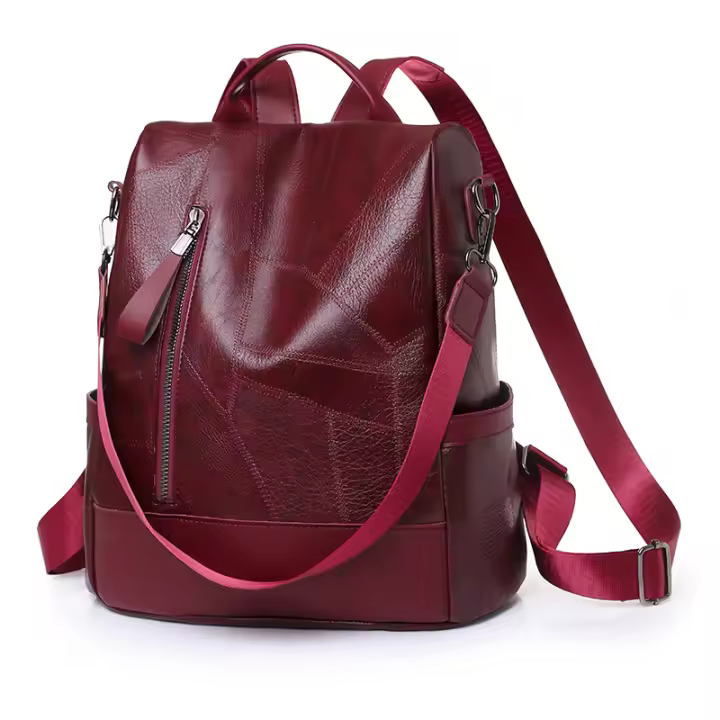 Mochara de moda para Mujer diseñadora de alta calidad Cuero estilo sencillo Gran capacidad resistente a los robos material de ajuste arcuado - 1