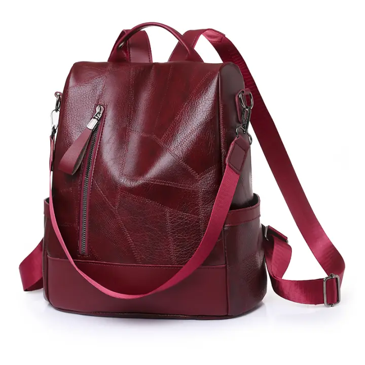 Mochara de moda para Mujer diseñadora de alta calidad Cuero estilo sencillo Gran capacidad resistente a los robos material de ajuste arcuado - 1