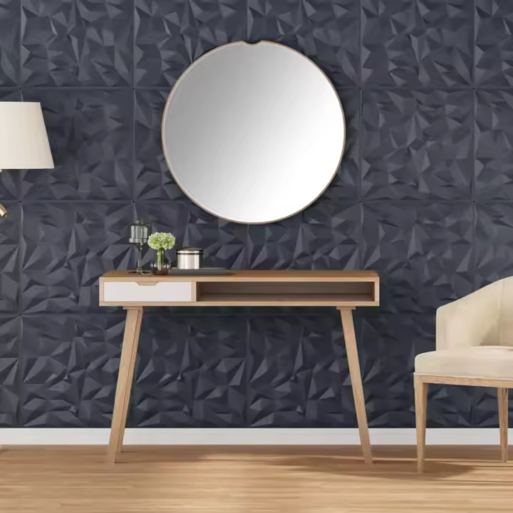 vidaXL Paneles de pared 48 uds XPS amatista gris 50x50 cm 12 m² - 1