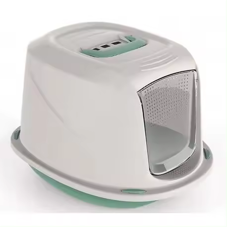 Mediawavestore Inodoro WC para Gatos GALAXY con Filtro de Carbón Activo y Puerta Frontal - 1