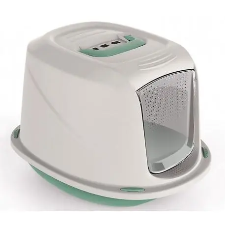 Mediawavestore Inodoro WC para Gatos GALAXY con Filtro de Carbón Activo y Puerta Frontal - 1