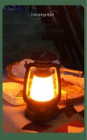 Lámpara De Escritorio LED Retro Caballo Decoración De Ambiente Recargable Para Camping Al Aire Libre Barra De Luz Linterna De Hogar - details 5