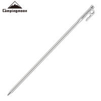 Juego De Palos De Tenda Ultraligeros De Titanio Para Camping Y Senderismo CAMPINGMOON Herramientas De Sobrevivencia Portátiles Negro 45 # Acero CN;ZHE - details 2