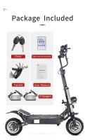 Scooter eléctrico de alto rendimiento Halo Knight T107Pro 60V 6000W 38.4Ah 95KM/H con neumáticos todo terreno, plegable para adultos. - details 12