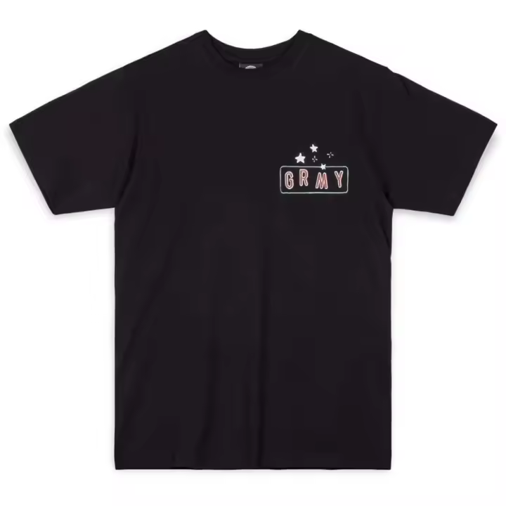 Camiseta de Manga Corta Grimey  para hombre en color negro - 1
