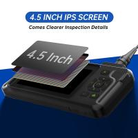 Endoscopio Industrial Con Pantalla IPS De 4.5 Pulgadas Y Lente Impermeable Para Inspección De Tubos Cámara Single Dual Triple Cable Rígido - details 1