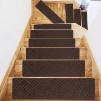 Alfombra Antideslizante Para Escaleras 1 Pieza Absorciónde Agua Autoadhesiva Silenciosa Y Segura Para Piso Adultos Uso Doméstico Y Exterior Tejido De Poliéster M Machine Hecho - details 12