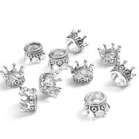 Crown Spacers De Aleación De Latón Para Joyería DIY Pulseras Hechas a Mano Accesorios 6x9/12mm Dorado Y Plateado - details 7