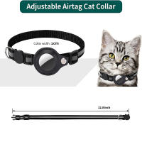 Collar Ajustable Para Gatos Con Portador De AirTag Reflectivo Y Impermeable Con Campana Y Correa Rompible Para Gatos Chicos - details 7