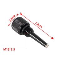 Dipstick Magnético De Aceite Para Generadores Inversores Aluminio M18*2.5 Plata/Black Compatible Con WEN 56125i 56200i Yamaha EF2000iS EF1000iS - details 1