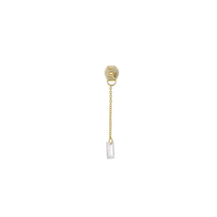Charm Salvatore Plata Dorado Cadena con Circonita 213CH068 - 1
