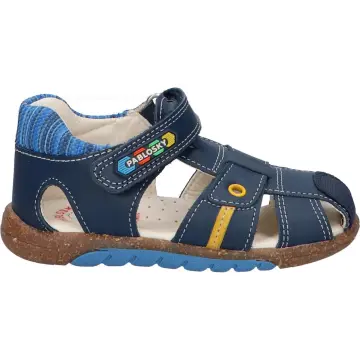 Sandale Bébé Fille Pablosky 037707 - Cuir Naturel - Semelle Souple Antidérapante - Fabriqué En Espagne