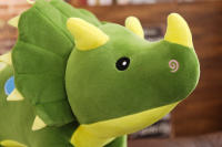 Juguete De Peluche Grande 40cm Triceratops Stegosaurus Creativo Dinosaurio Relleno Para Niños Regalo De Cumpleaños Material Suave - details 10