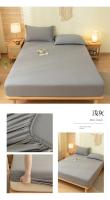 Sábana De Lujo Para Doble Cama 2 Personas Funda De Sábanas Elástica Cubierta De Sábanas Para Cama Queen King 120/150/180/220x200 Linen De Adultos - details 7
