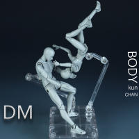 Figura De Acción Coleccionable PVC Gris Body Kun / Body Chan Alta Calidad Con Poses Juguetes Para Adultos Recomendado Para 14+ - details 15