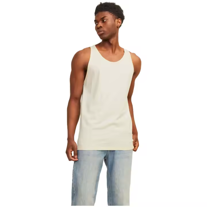 Camiseta de Tirantes Jack&Jones Marbella Faded Logo para hombre en color blanco - 1