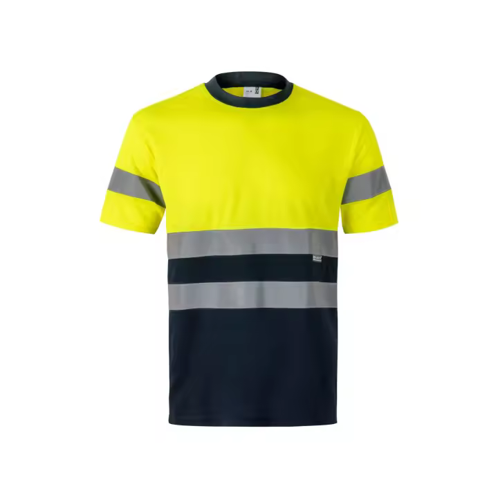 VELILLA 305506 Camiseta Técnica Bicolor de Alta Visibilidad para tu seguridad y transpirable para trabajo - 1