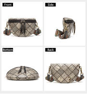Bolso De Hombro Mini Para Mujer De Cuero Genuino WESTAL Bolsos Mensajeros Pequeños Estilo Vintage Con Cierre De Cremallera - details 9