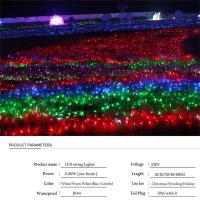Luces De Cadena LED Para Exteriores 10M Impermeables Decoración De Fiesta De Boda Y Año Nuevo Luces De Navidad Para Jardín Y Patio - details 1