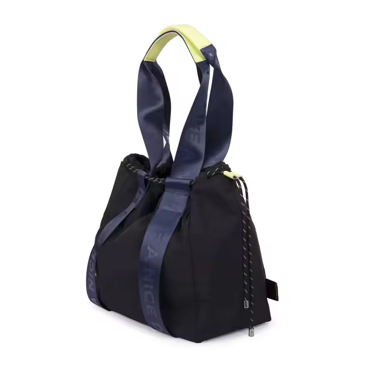 Gioseppo Bolso Shopper Mujer Nylon Negro Doble Asa Cierre Ajustable Temporada - 1