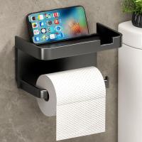 Soporte De Papel Toalla De Baño Montado En La Pared Antirrosa Plástico Grueso Almacenamiento Estante Para Cocina Y Baño - details 13