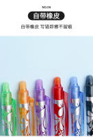Set De 6 Bolígrafos De Gel Erasables 0.5mm En 6 Colores Tinta Lavable Para Escuela Y Oficina Suministros De Papelería - details 5