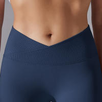 Leggings De Yoga Para Mujer Cintura Alta Levantamiento De Caderas Gimnasio Sin Costuras Pantalones De Deporte Fitness Running - details 96