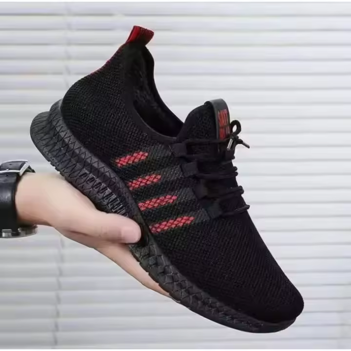 Zapatos De Running Para Hombre Verano 2024 Suela De Goma Malla Transpirable Moda Coreana Bajo El Codo Tendencia Deportiva - 1